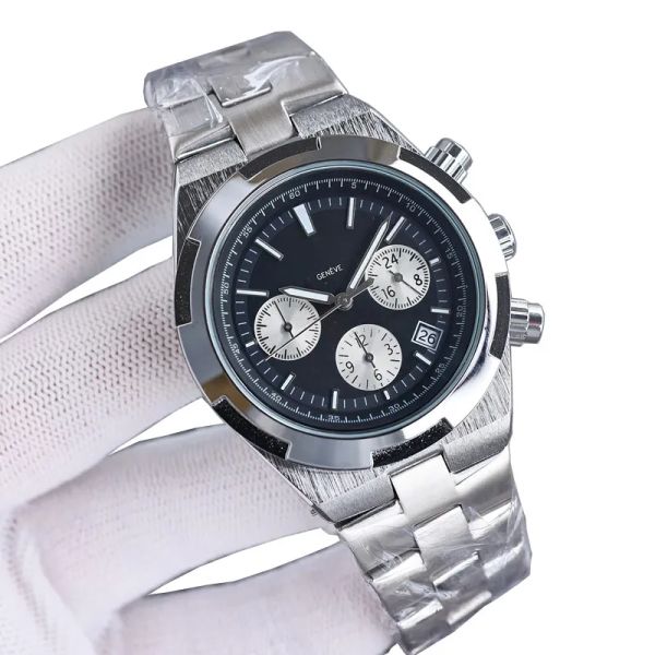luxury mens watch brand designer chronograph full stainless steel band man watches water resistand wristwatches for men, Slivery;brown
luxury mens watch brand designer chronograph full stainless steel band man watches water resistand wristwatches for men, Slivery;brown