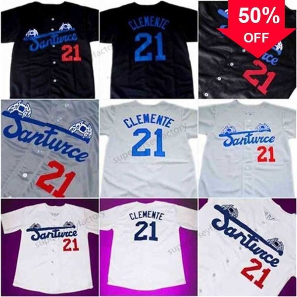 xflsp glaa3740 fashion men santurce crabbers puerto rico roberto clemente jersey 21 black white grey stitched baseball shirts
xflsp glaa3740 fashion men santurce crabbers puerto rico roberto clemente jersey 21 black white grey stitched baseball shirts