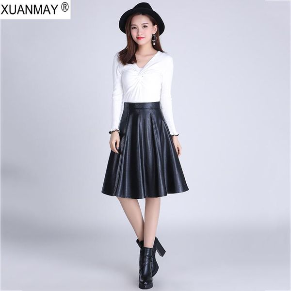 dresses autumn women's faux leather skirt high waist pu leather a word skirt loose casual 4xl size skirt black faux leather skirt women, Black;gray
dresses autumn women's faux leather skirt high waist pu leather a word skirt loose casual 4xl size skirt black faux leather skirt women, Black;gray