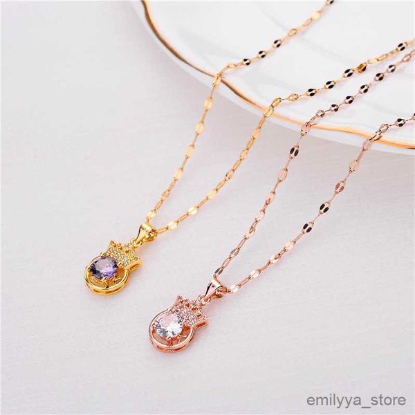pendant necklaces style luxury pendant women necklaces ladies stainless steel jewelry female chain, Silver
pendant necklaces style luxury pendant women necklaces ladies stainless steel jewelry female chain, Silver