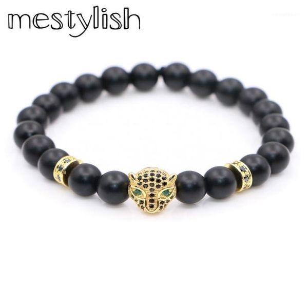 mestylish black maonyx gold color plated leopard head zircon charm bracelets womenmens energy yoga gift17935310, Golden;silver 
mestylish black maonyx gold color plated leopard head zircon charm bracelets womenmens energy yoga gift17935310, Golden;silver