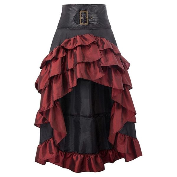 dresses gothic skirts for women victorian asymmetrical ruffled satin lace trim gothic vintage corset steampunk pirate high waist skirt, Black;gray
dresses gothic skirts for women victorian asymmetrical ruffled satin lace trim gothic vintage corset steampunk pirate high waist skirt, Black;gray