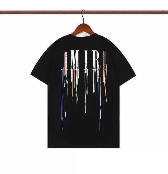 23ss summer mens amr tshirts men short sleeve shirt embroidery colorful splash ink graffiti alphabet slogan print high street tshirt 9oauv, White;black
23ss summer mens amr tshirts men short sleeve shirt embroidery colorful splash ink graffiti alphabet slogan print high street tshirt 9oauv, White;black