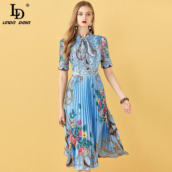 dresses ld linda della fashion runway summer midi dress women short sleeve lace patchwork floral print vintage female pleated dress 2021, Black;gray
dresses ld linda della fashion runway summer midi dress women short sleeve lace patchwork floral print vintage female pleated dress 2021, Black;gray