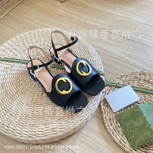 high heels women round buckle flat bottom buckle sandals 2023 summer fashion new style flat toe open toe women's shoes with shallow mou, Black
high heels women round buckle flat bottom buckle sandals 2023 summer fashion new style flat toe open toe women's shoes with shallow mou, Black