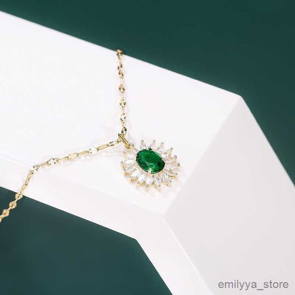 pendant necklaces style romantic green pendant women necklace elegant stainless steel ladies chain jewelry, Silver
pendant necklaces style romantic green pendant women necklace elegant stainless steel ladies chain jewelry, Silver