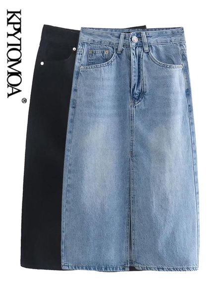 dresses kpytomoa women fashion with five pockets front slit denim midi skirt vintage high waist zipper fly female skirts mujer, White;black
dresses kpytomoa women fashion with five pockets front slit denim midi skirt vintage high waist zipper fly female skirts mujer, White;black