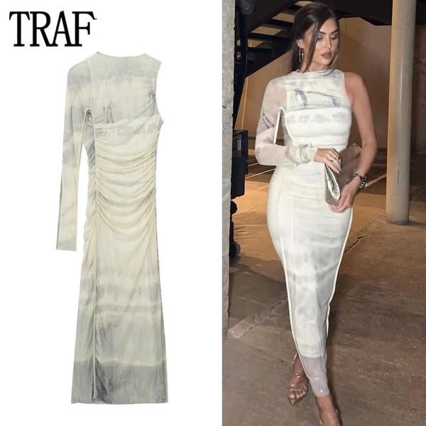 dresses traf print tulle dress woman asymmetric bodycon maxi dress women semi sheer long dresses for women one sleeve ruched dress women, Black;gray
dresses traf print tulle dress woman asymmetric bodycon maxi dress women semi sheer long dresses for women one sleeve ruched dress women, Black;gray
