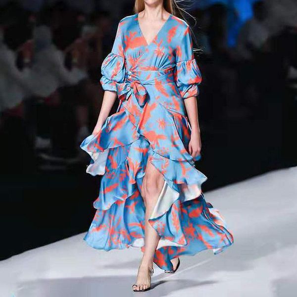 dresses retro floral lantern sleev long dress spring autumn women long sleeve maxi dress 2022 high r style bishop sleeve irregular dress, Black;gray
dresses retro floral lantern sleev long dress spring autumn women long sleeve maxi dress 2022 high r style bishop sleeve irregular dress, Black;gray