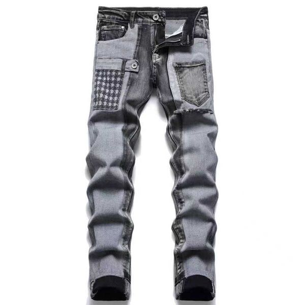 trendy high street mens pants fashion designer jeans blue hole washed casual fit straight leg pant youth rivet print patch black jean embroi
trendy high street mens pants fashion designer jeans blue hole washed casual fit straight leg pant youth rivet print patch black jean embroi