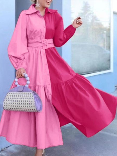 dresses woman clothing 2023 spring summer new in dresses lapel belt waist long dresses fashion party dress elegant women's dress robe, Black;gray
dresses woman clothing 2023 spring summer new in dresses lapel belt waist long dresses fashion party dress elegant women's dress robe, Black;gray