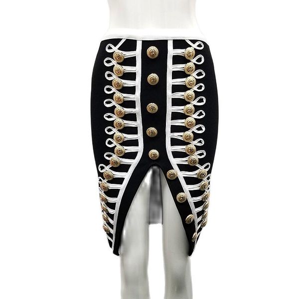 dresses ciemiili bandage pencil skirts women bodycon summer clothes front split high waist buttons evening party skirts, White;black
dresses ciemiili bandage pencil skirts women bodycon summer clothes front split high waist buttons evening party skirts, White;black