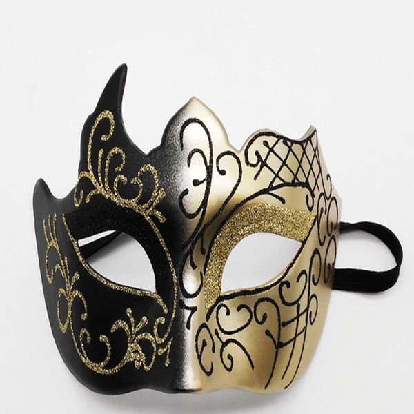 black and white gold painted half face party bar makeup dance half face princess painted mask spray paint men and women's mask wholesal
black and white gold painted half face party bar makeup dance half face princess painted mask spray paint men and women's mask wholesal