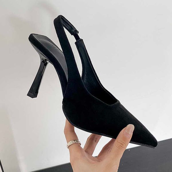 woman sandals pumps ladies high heels shoes slides 2023 summer fashion pointed toe shallow female mules elegant women heeled 230511, Black
woman sandals pumps ladies high heels shoes slides 2023 summer fashion pointed toe shallow female mules elegant women heeled 230511, Black