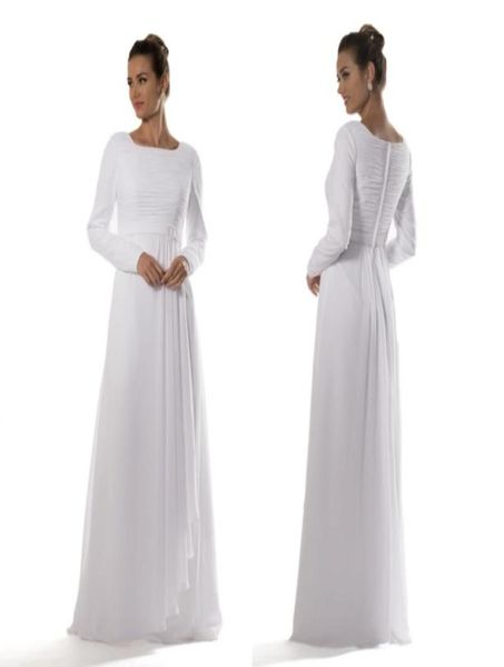 temple long modest bridesmaid dresses with long sleeves white chiffon brides temple reception dresses informal custom made custom 1502367, White;pink
temple long modest bridesmaid dresses with long sleeves white chiffon brides temple reception dresses informal custom made custom 1502367, White;pink