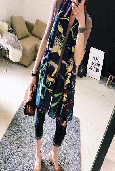fashion autumn and winter brand silk scarves timeless classic super long shawl women039s soft9096576, Blue;gray
fashion autumn and winter brand silk scarves timeless classic super long shawl women039s soft9096576, Blue;gray