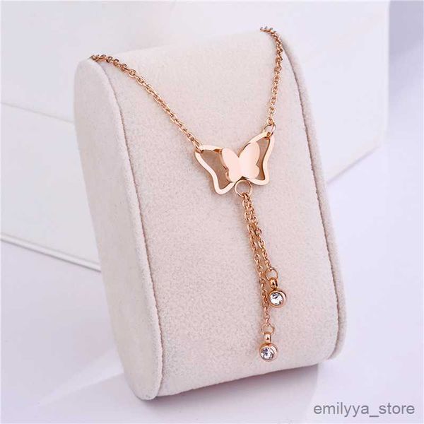 pendant necklaces fashion trendy tassels butterfly pendant stainless steel women necklaces ladies chain female party jewelry, Silver
pendant necklaces fashion trendy tassels butterfly pendant stainless steel women necklaces ladies chain female party jewelry, Silver
