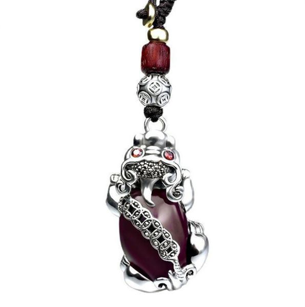 pomegranate pixiu keychain pendant, male and female personalized car key pendant, high-end creative keychain, Silver
pomegranate pixiu keychain pendant, male and female personalized car key pendant, high-end creative keychain, Silver