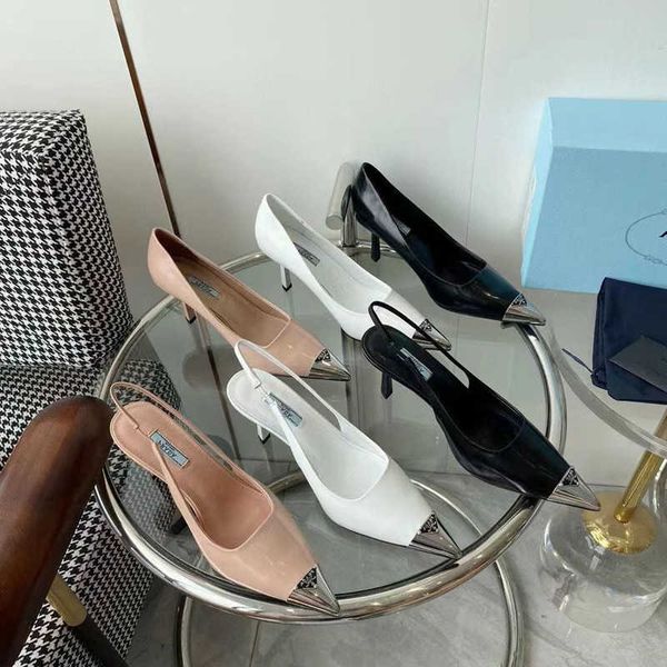 high heels women pra triangle 2023 summer new shallow mouth high heel shoes women's genuine leather metal head thin heel pointed single, Black
high heels women pra triangle 2023 summer new shallow mouth high heel shoes women's genuine leather metal head thin heel pointed single, Black