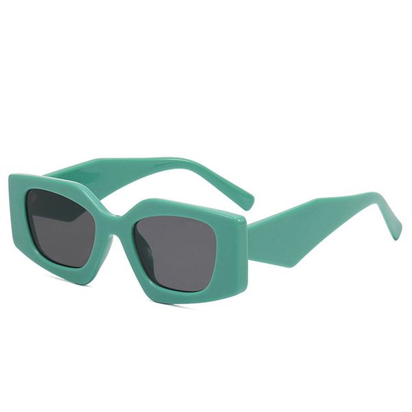 

Designer Retro Cat Eye Polarized Square Sunglasses Eyewear for Mens Womens Luxury Sun Glasses UV400 Anti-reflection Large Full Frame Summer Sports Beach Green Gray