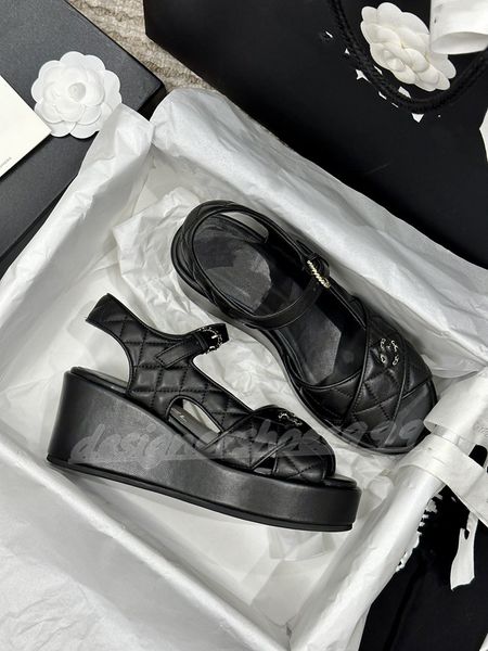 2023 new products designer women sandals womens slides crystal calf leather casual shoes quilted platform wedge summer beach slipper 35-40, Black
2023 new products designer women sandals womens slides crystal calf leather casual shoes quilted platform wedge summer beach slipper 35-40, Black