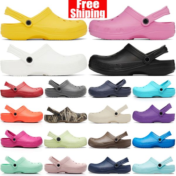 hipping croc sandals for men women slides clog shoes slippers triple white purple navy blue brown waterproof designer clogs men women traine, Black
hipping croc sandals for men women slides clog shoes slippers triple white purple navy blue brown waterproof designer clogs men women traine, Black