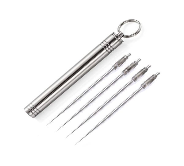 fashion keychain portable titanium steel metal pocket toothpick holder with traveling key chain toothpicks box2989742, Silver
fashion keychain portable titanium steel metal pocket toothpick holder with traveling key chain toothpicks box2989742, Silver