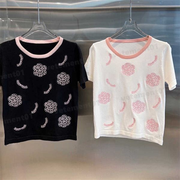 fashion tank knit tees women knitwear camellia embroidered decoration knitted crew neck sleeveless vest ladies summer designer womens clothe, White
fashion tank knit tees women knitwear camellia embroidered decoration knitted crew neck sleeveless vest ladies summer designer womens clothe, White