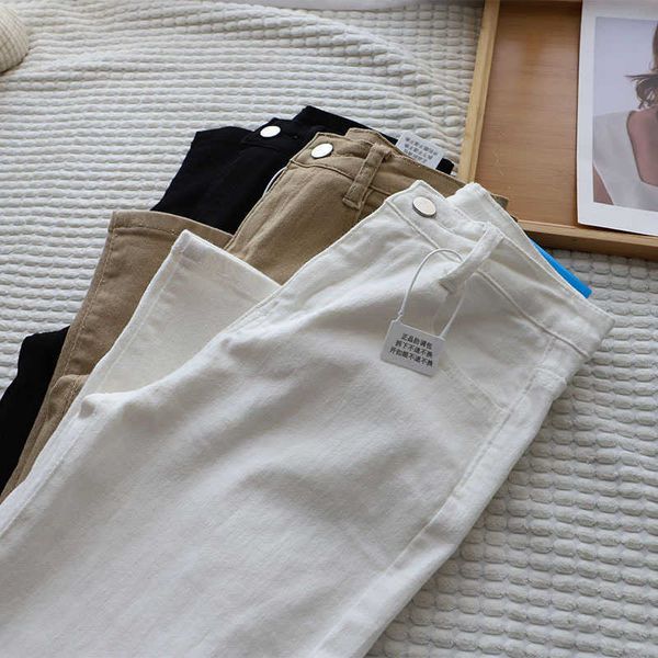 2023 summer new line straight tube pants women's smoke tube pants temperament jeans 7903, Blue
2023 summer new line straight tube pants women's smoke tube pants temperament jeans 7903, Blue