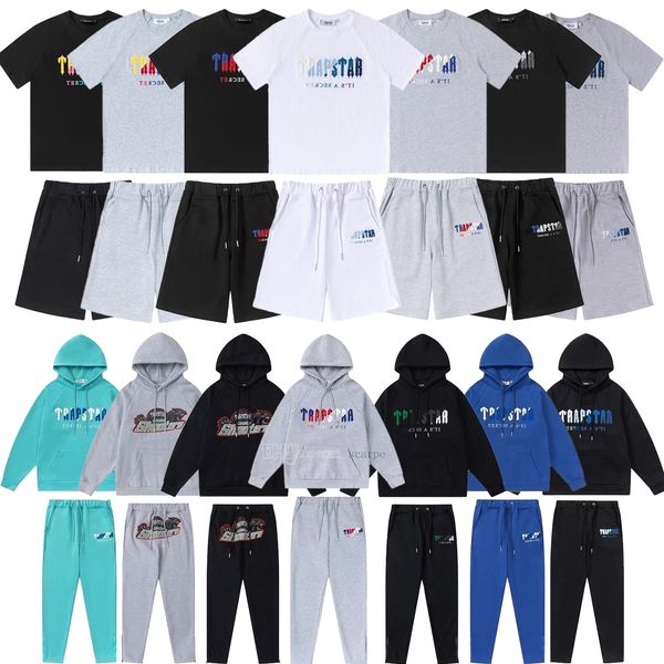 men's tracksuits trapstar mens tracksuit t shirt pants piece designer rainbow towel embroidery decoding tshirts black round neck t-shir, Gray
men's tracksuits trapstar mens tracksuit t shirt pants piece designer rainbow towel embroidery decoding tshirts black round neck t-shir, Gray