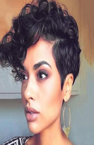 synthetic wigs short curly wig black pixie for women daily party fake hair with bangs natural looking7098913
synthetic wigs short curly wig black pixie for women daily party fake hair with bangs natural looking7098913