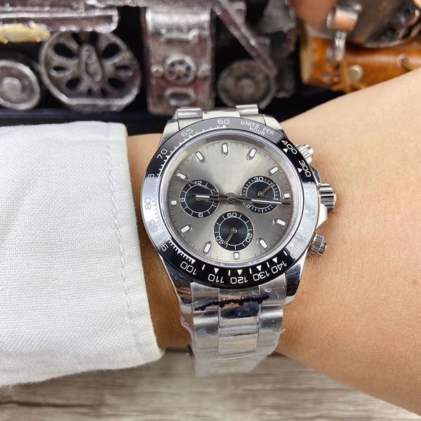 fashion mens watches 40mm casual business watch gray dial stainless steel strap automatic winding mechanical wristwatches, Slivery;brown
fashion mens watches 40mm casual business watch gray dial stainless steel strap automatic winding mechanical wristwatches, Slivery;brown