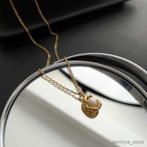 pendant necklaces new style inlaid natural freshwater pearl necklace for women stainless steel pendant chain gift jewelry, Silver
pendant necklaces new style inlaid natural freshwater pearl necklace for women stainless steel pendant chain gift jewelry, Silver