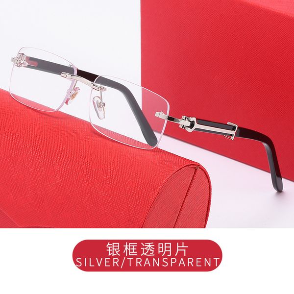 man glasses designer sunglasses women fashion frameless accessories rectangle coating buffalo horn sunglass uv400 evidence eyeglass aristocr, White;black
man glasses designer sunglasses women fashion frameless accessories rectangle coating buffalo horn sunglass uv400 evidence eyeglass aristocr, White;black