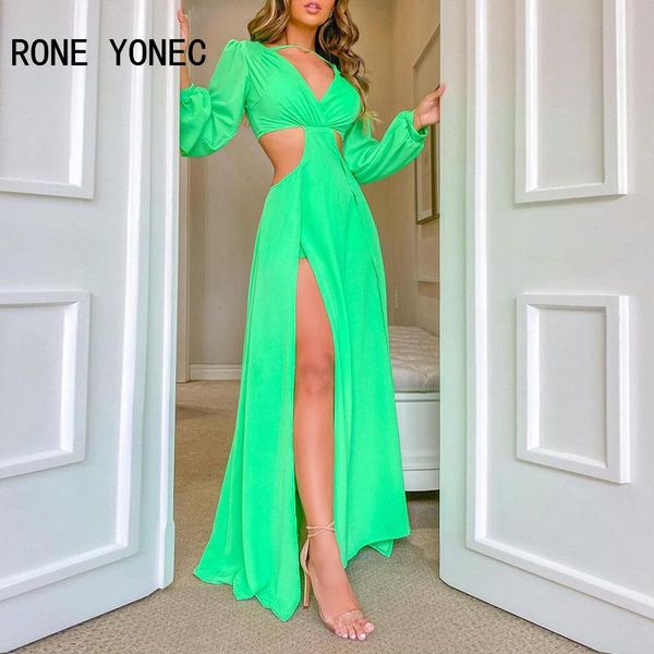dresses women elegant dress high slit cutout maxi dress pleated stretch summer dress, Black;gray
dresses women elegant dress high slit cutout maxi dress pleated stretch summer dress, Black;gray