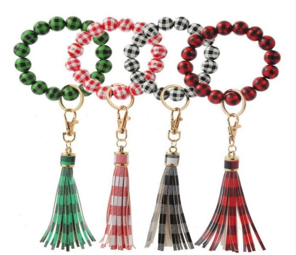 buffalo plaid wood bead bracelet jewelry black white check leopard tassel keychains bangle anti loss fringe bracelets wrist key ri2166149, Silver
buffalo plaid wood bead bracelet jewelry black white check leopard tassel keychains bangle anti loss fringe bracelets wrist key ri2166149, Silver