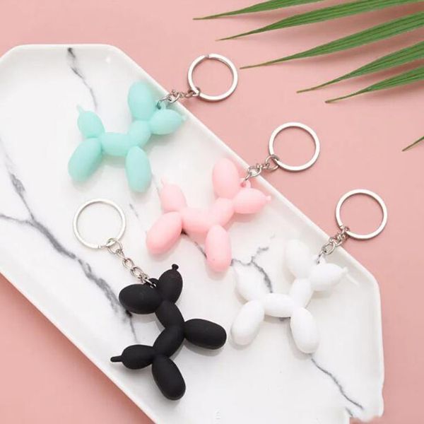 fashion creative cartoon balloon dog keychain ring men and women couple key chain bag pendant 6 colors, Silver
fashion creative cartoon balloon dog keychain ring men and women couple key chain bag pendant 6 colors, Silver