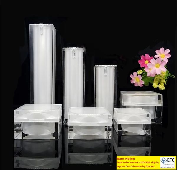 15g 30g 50g acrylic cream jar packaging bottles empty cosmetic packing container 15ml 30ml 60ml 100ml lotion pump bottle
15g 30g 50g acrylic cream jar packaging bottles empty cosmetic packing container 15ml 30ml 60ml 100ml lotion pump bottle