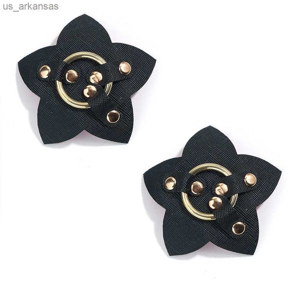 women 1 pair metal ring nipple cover reusable petal studded silicone nipple pasties self adhesive bra intimates accessories l230523
women 1 pair metal ring nipple cover reusable petal studded silicone nipple pasties self adhesive bra intimates accessories l230523