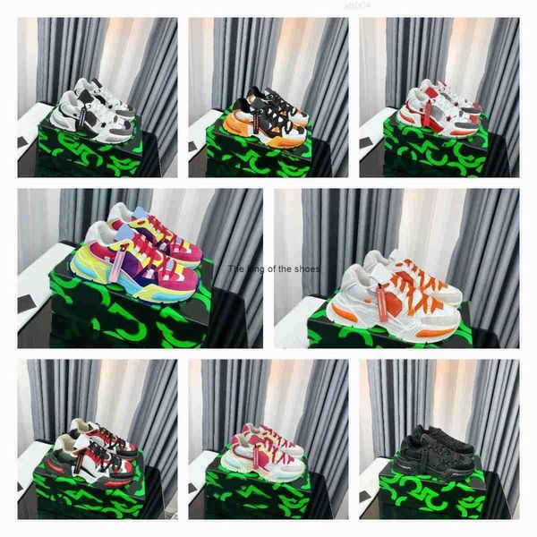 with box airmaster sneakers designer women men sports shoes mixed-material fashion s daymaster designs contrasting calfskin suede and rubber, Black
with box airmaster sneakers designer women men sports shoes mixed-material fashion s daymaster designs contrasting calfskin suede and rubber, Black