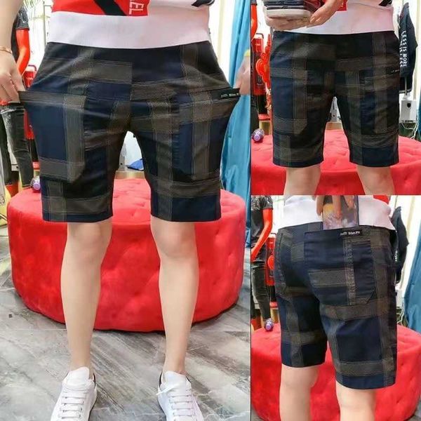 8a original b urberry shorts and pants online shop summer checkered shorts for mens thin six pocket casual five piece mesh red fashion trend, Black
8a original b urberry shorts and pants online shop summer checkered shorts for mens thin six pocket casual five piece mesh red fashion trend, Black