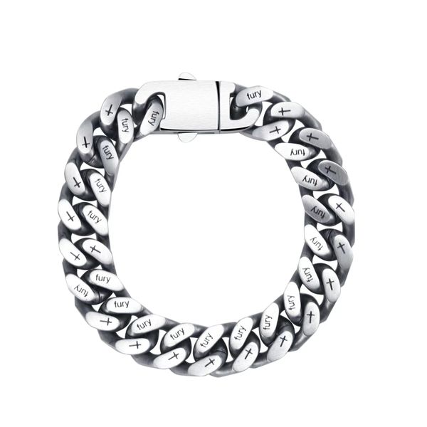 cuban bracelet with titanium plated 18k hip-hop heavy bracelet miami special round ground jewelry buckle that does not fade, Black
cuban bracelet with titanium plated 18k hip-hop heavy bracelet miami special round ground jewelry buckle that does not fade, Black