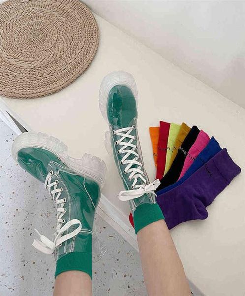 2021 cool fashion women transparent platform boots waterproof ankle boots feminine clear heel short boots female rain shoes y8436790, Black
2021 cool fashion women transparent platform boots waterproof ankle boots feminine clear heel short boots female rain shoes y8436790, Black