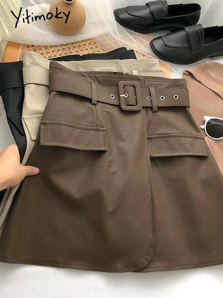 dresses yitimokyr leather skirts for women vintage mini y2k skirt belt office lady fall winter 2022 high waist coffee korean fashion, Black;gray
dresses yitimokyr leather skirts for women vintage mini y2k skirt belt office lady fall winter 2022 high waist coffee korean fashion, Black;gray