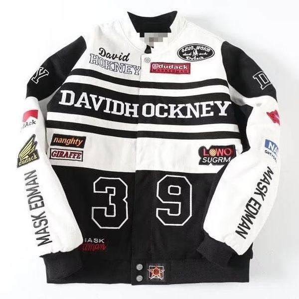 spring men thin loose black letter embroidery baseball uniform race jackets, Black;brown
spring men thin loose black letter embroidery baseball uniform race jackets, Black;brown