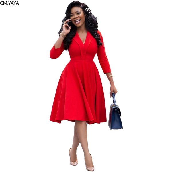 dresses cm.yaya women winter autumn midi dress deep v neck knee length pleated dress night club bandage office lady solid new dresses, Black;gray
dresses cm.yaya women winter autumn midi dress deep v neck knee length pleated dress night club bandage office lady solid new dresses, Black;gray