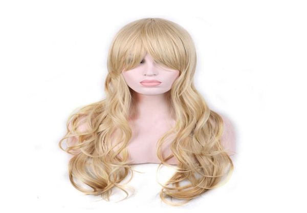 woodfestival long blonde curly wigs natural hair wig blond fiber synthetic wigs with bangs good quality1100173, Black
woodfestival long blonde curly wigs natural hair wig blond fiber synthetic wigs with bangs good quality1100173, Black