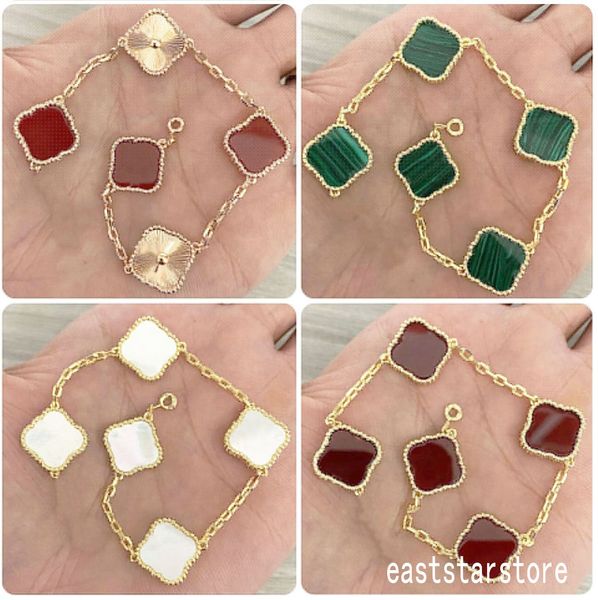 designer bracelet classic lucky van clover bracelet black green jewelry 18k gold plated ladies and girls wedding mother's day engagemen, Golden;silver
designer bracelet classic lucky van clover bracelet black green jewelry 18k gold plated ladies and girls wedding mother's day engagemen, Golden;silver