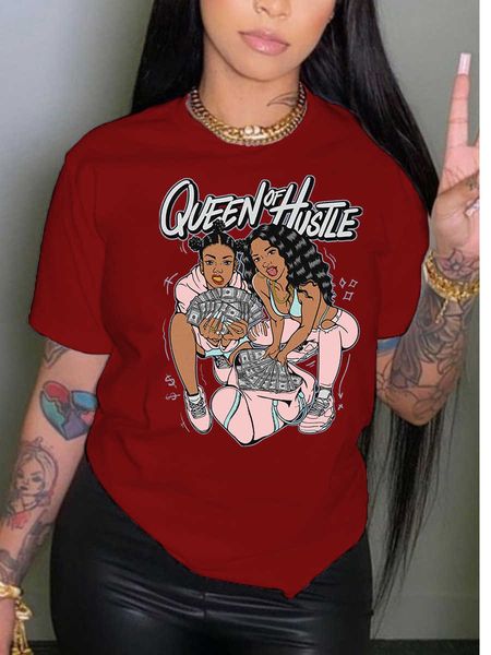 short sxl casual sleeve plus size graphic tee summer women's fashion graffiti t shirt cjj, White
short sxl casual sleeve plus size graphic tee summer women's fashion graffiti t shirt cjj, White