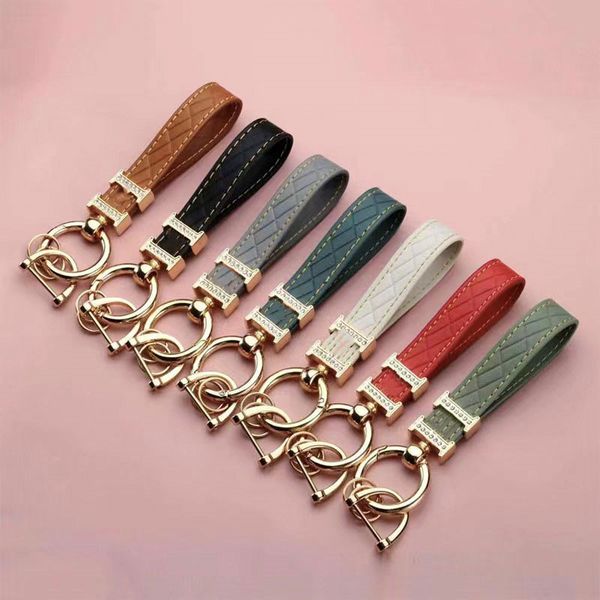 wholesale diamond inlaid h grid pattern car keychain pendant luggage accessory keychain, Silver
wholesale diamond inlaid h grid pattern car keychain pendant luggage accessory keychain, Silver